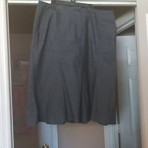 Dark denim skirt almost black